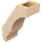 Ekena Millwork 5-inch W x 10-inch D x 14-inch H Balboa Rough Cedar Woodgrain TimberThane Knee Brace, Primed BRCUR05X10X14BOARCPR - alternate 6